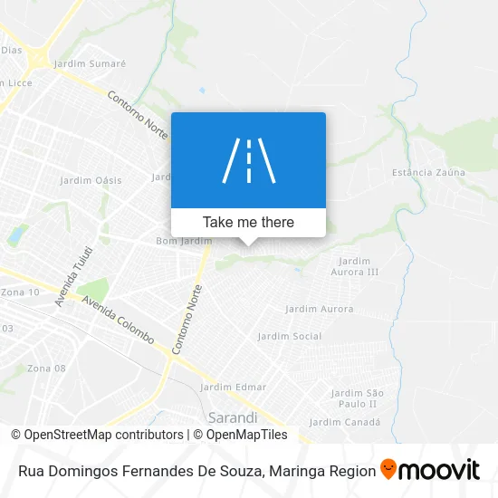 Rua Domingos Fernandes De Souza map