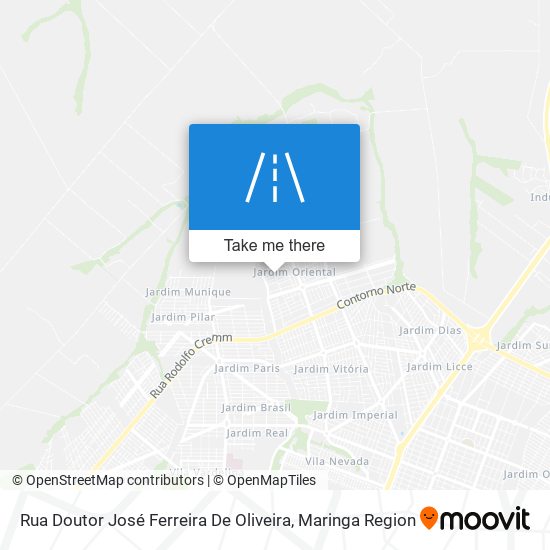 Rua Doutor José Ferreira De Oliveira map