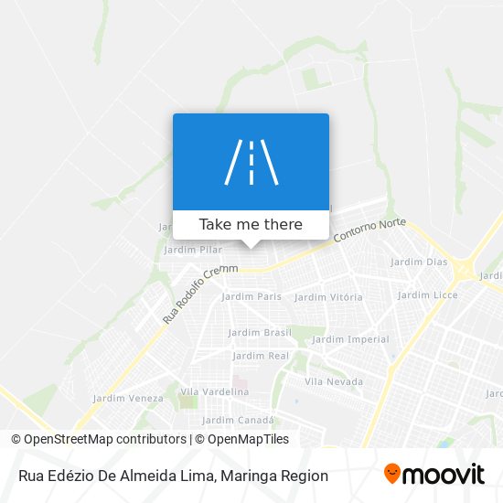 Rua Edézio De Almeida Lima map