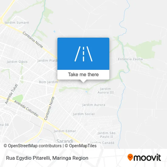 Rua Egydio Pitarelli map