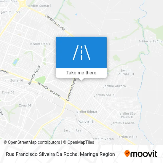 Rua Francisco Silveira Da Rocha map