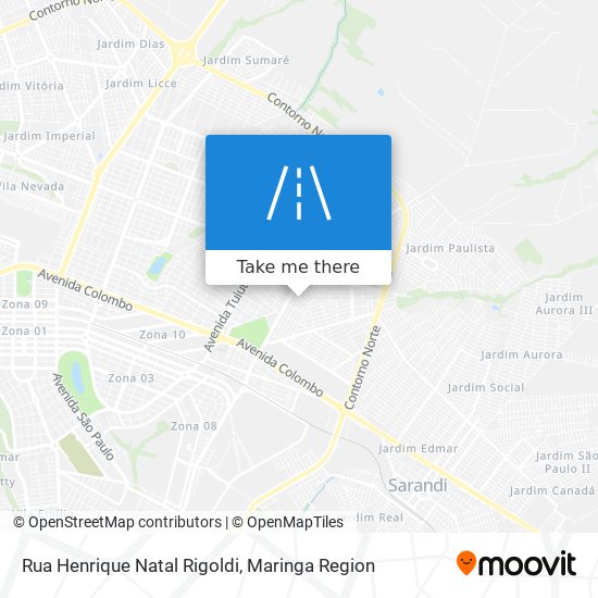 Rua Henrique Natal Rigoldi map