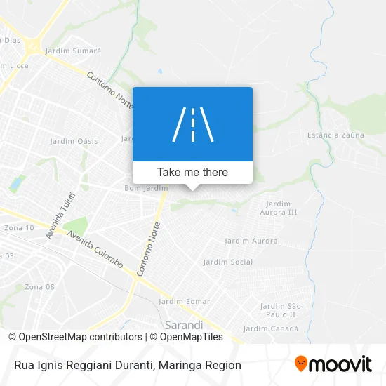 Rua Ignis Reggiani Duranti map