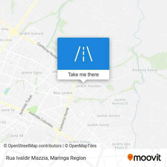 Rua Ivaldir Mazzia map