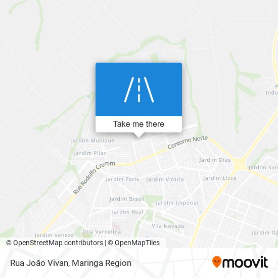 Rua João Vivan map