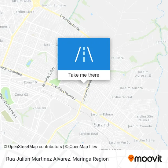 Rua Julian Martinez Alvarez map