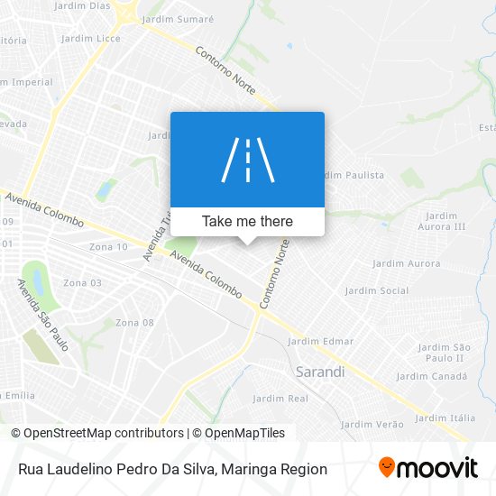 Rua Laudelino Pedro Da Silva map