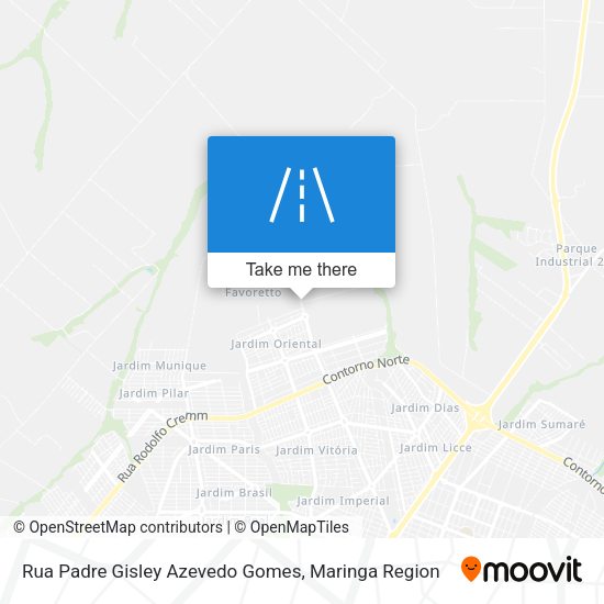 Rua Padre Gisley Azevedo Gomes map