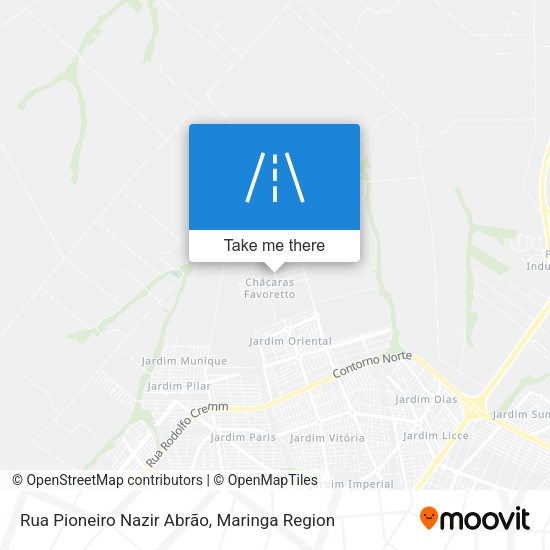 Rua Pioneiro Nazir Abrão map