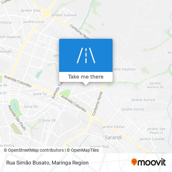 Rua Simão Busato map
