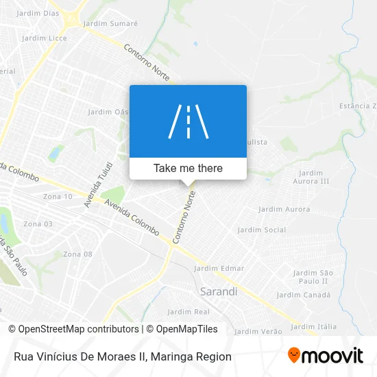 Rua Vinícius De Moraes II map