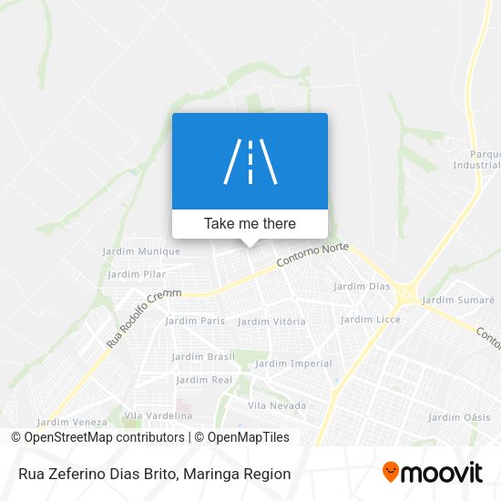 Rua Zeferino Dias Brito map