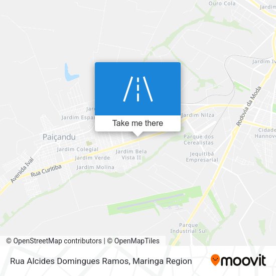 Rua Alcides Domingues Ramos map