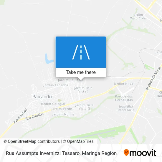 Rua Assumpta Invernizzi Tessaro map
