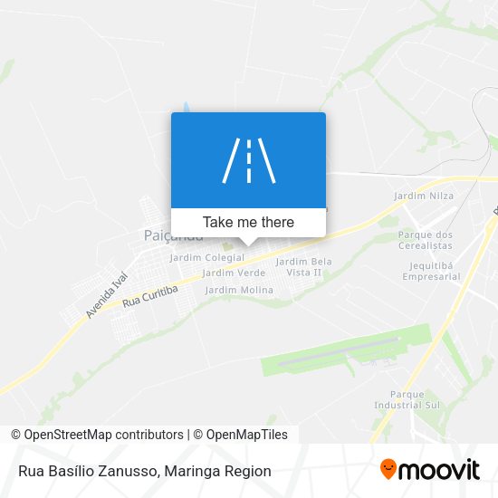 Rua Basílio Zanusso map