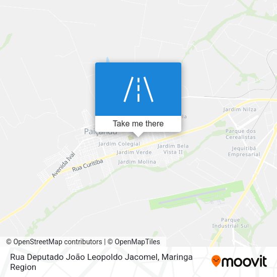 Rua Deputado João Leopoldo Jacomel map