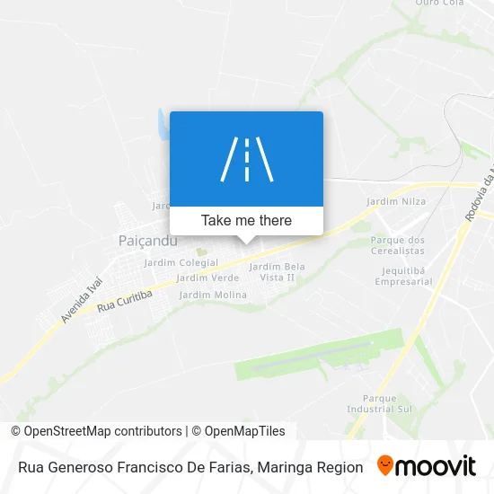 Rua Generoso Francisco De Farias map