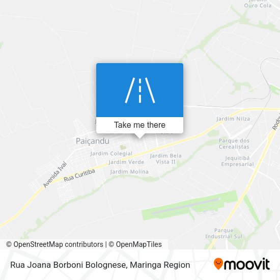 Rua Joana Borboni Bolognese map