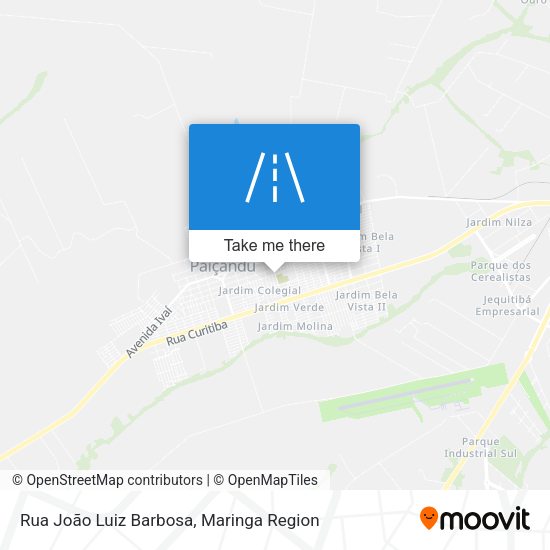 Rua João Luiz Barbosa map