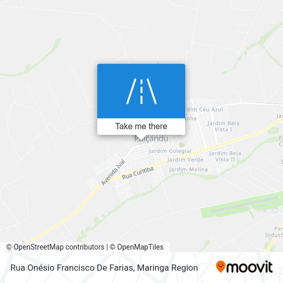 Rua Onésio Francisco De Farias map