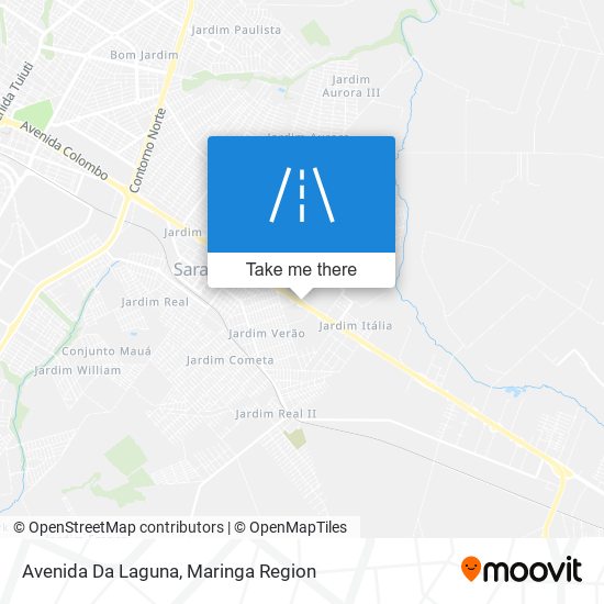 Mapa Avenida Da Laguna