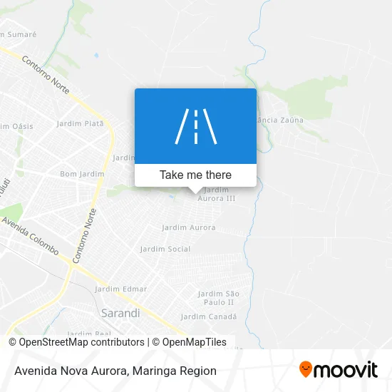Avenida Nova Aurora map