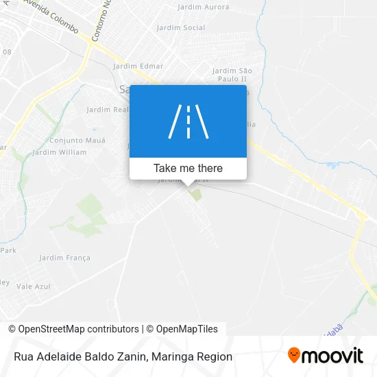 Rua Adelaide Baldo Zanin map