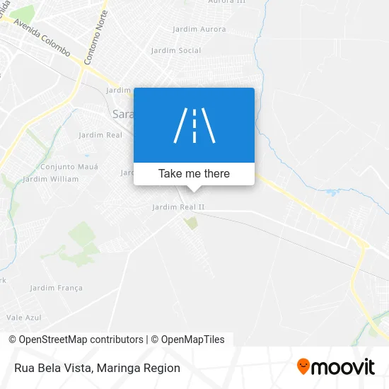 Rua Bela Vista map