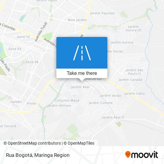 Mapa Rua Bogotá