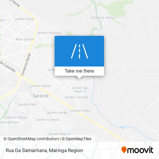 Rua Da Samaritana map