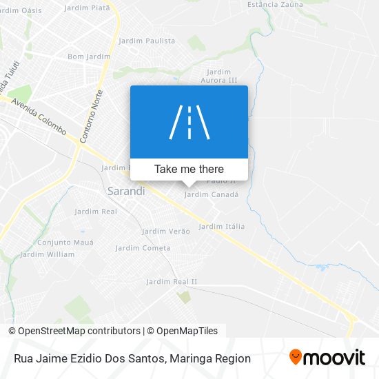 Rua Jaime Ezidio Dos Santos map