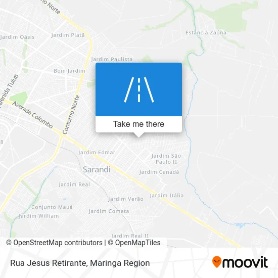 Rua Jesus Retirante map
