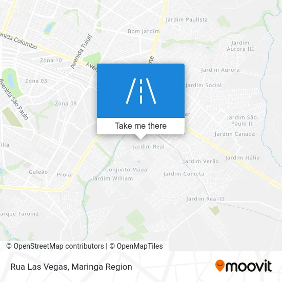 Rua Las Vegas map
