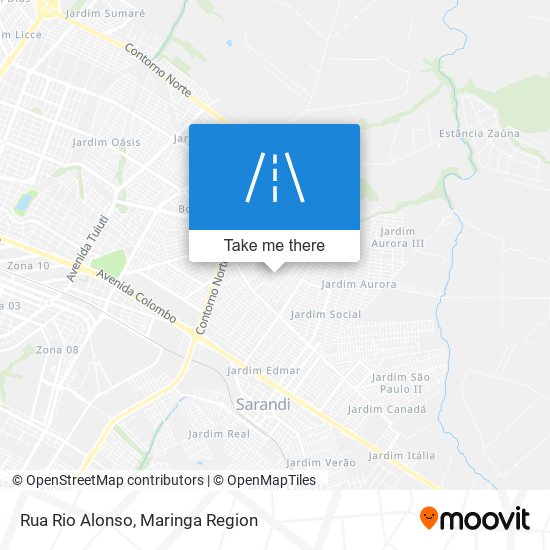 Rua Rio Alonso map