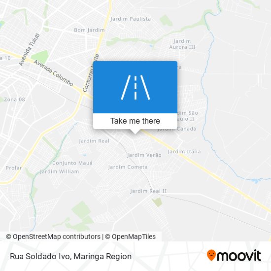 Mapa Rua Soldado Ivo