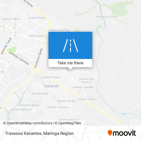 Travessa Xavantes map