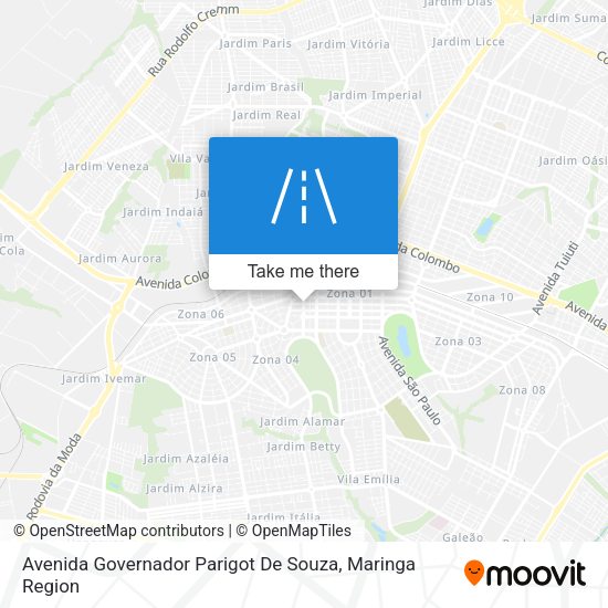 Avenida Governador Parigot De Souza map