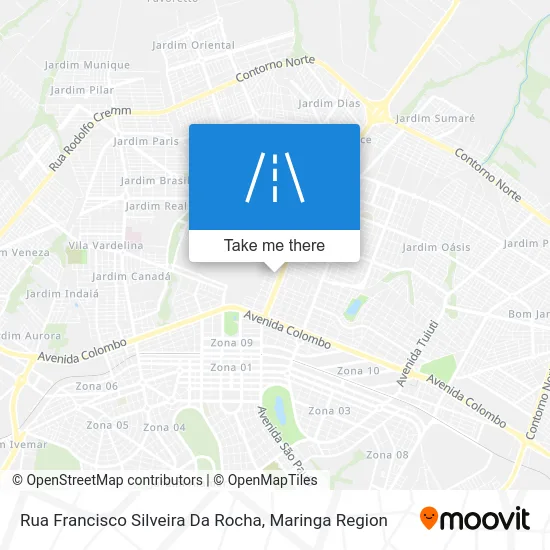 Rua Francisco Silveira Da Rocha map