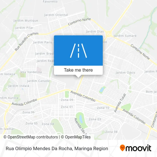 Rua Olímpio Mendes Da Rocha map