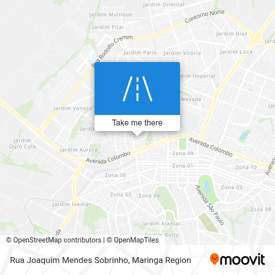 Rua Joaquim Mendes Sobrinho map