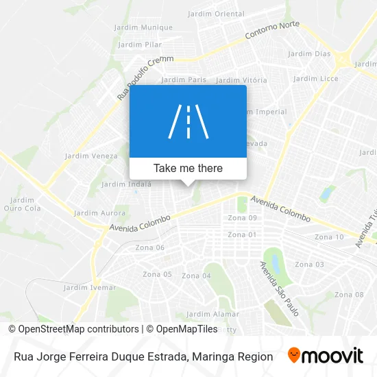 Rua Jorge Ferreira Duque Estrada map