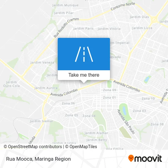 Rua Mooca map