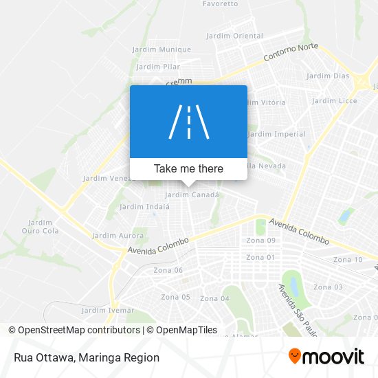 Mapa Rua Ottawa