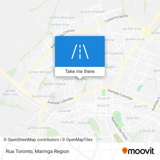 Rua Toronto map