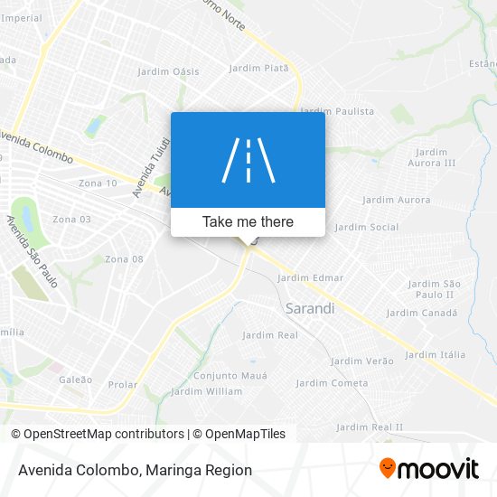 Avenida Colombo map