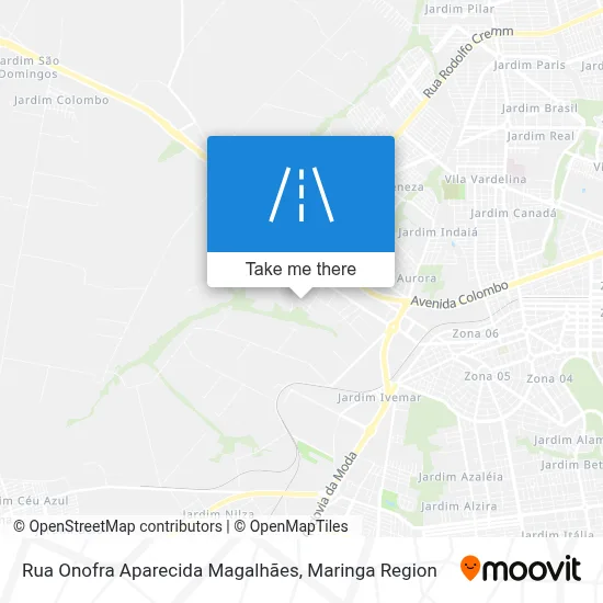 Rua Onofra Aparecida Magalhães map