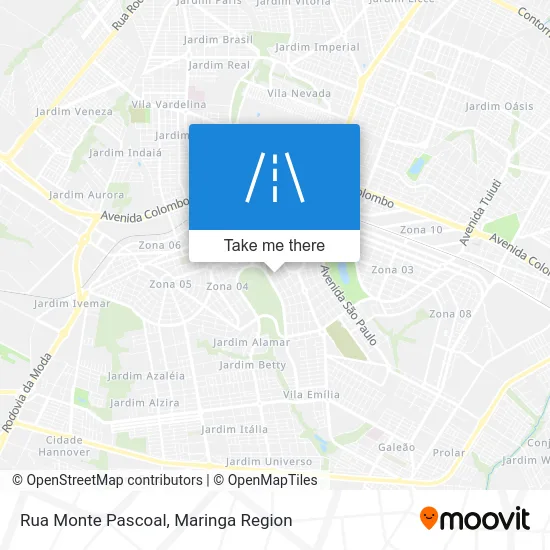 Rua Monte Pascoal map