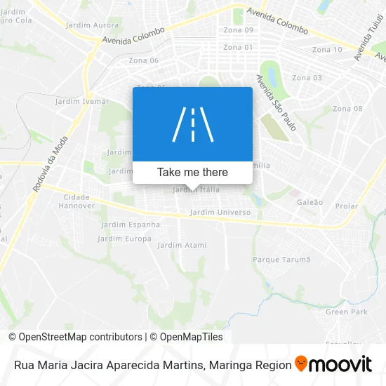 Rua Maria Jacira Aparecida Martins map