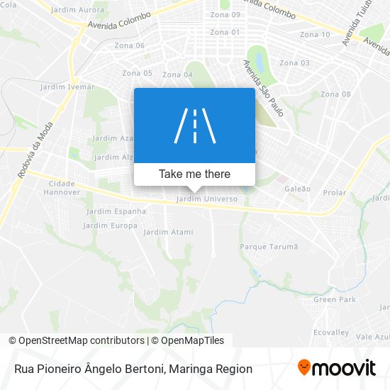 Rua Pioneiro Ângelo Bertoni map