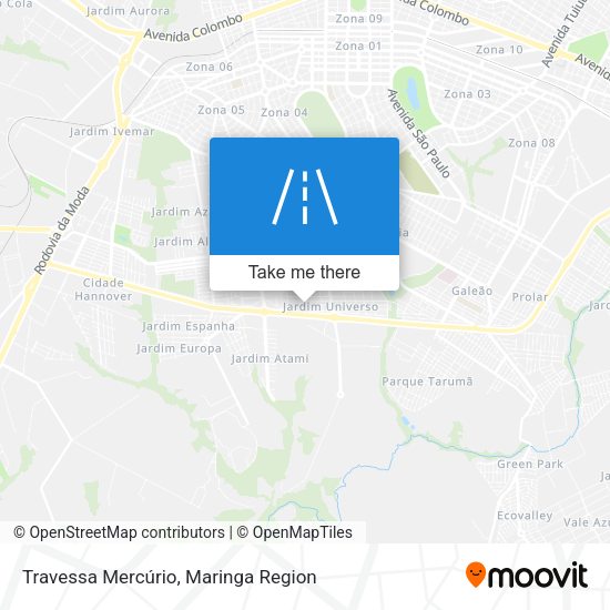 Travessa Mercúrio map